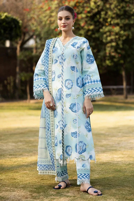 Picture of Alizeh - Sheen Printed Lawn Eid Edit Vol 3 - 05- LAYA - Unstitched - Available at Raja Sahib