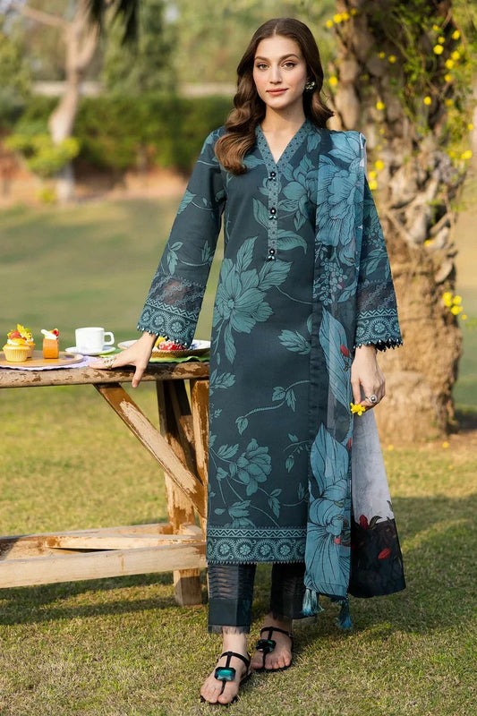 Picture of Alizeh - Sheen Printed Lawn Eid Edit Vol 3 - 09- NIGELLA - Unstitched - Available at Raja Sahib
