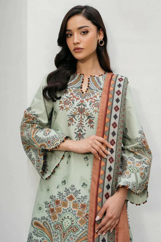 Picture of Jazmin - Online Summer Drop II - DIGITAL PRINTED LAWN USE-9176 - Unstitched - Available at Raja Sahib