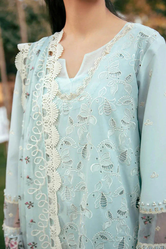 Picture of Manara - Vintage Flora Embroidered Lawn Collection - VF-07 SERENA - Unstitched - Available at Raja Sahib