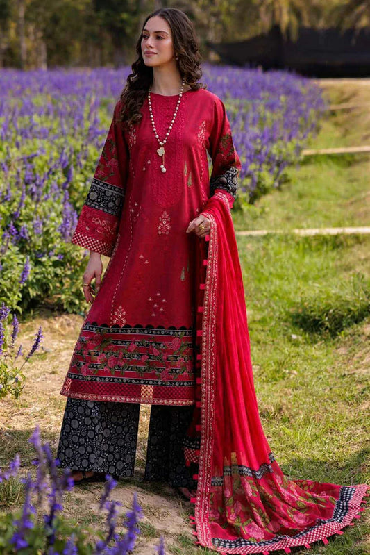 Picture of Charizma - Combination Embroidered Printed Lawn Collection Vol 1 - CC5-04 - Unstitched - Available at Raja Sahib