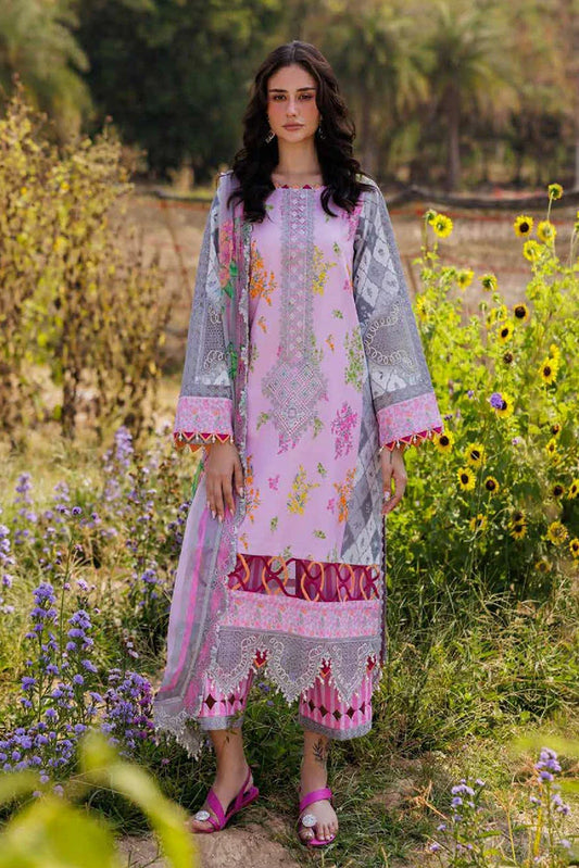Picture of Charizma - Combination Embroidered Printed Lawn Collection Vol 1 - CC5-07 - Unstitched - Available at Raja Sahib