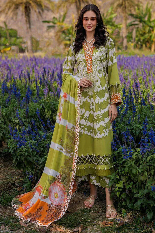 Picture of Charizma - Combination Embroidered Printed Lawn Collection Vol 1 - CC5-08 - Unstitched - Available at Raja Sahib