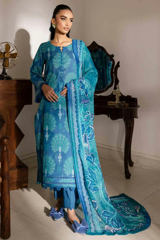 Picture of Nureh - Signature Prints Printed Lawn Collection Vol 2 - SP-145 - Unstitched - Available at Raja Sahib