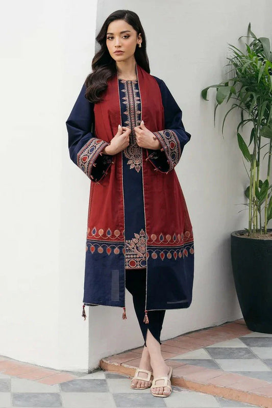 Picture of Jazmin - Summer Drop 3 - EMBROIDERED DOBBY LAWN USE-9179 - Unstitched - Available at Raja Sahib