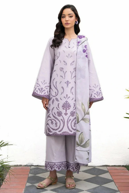 Picture of Jazmin - Summer Drop 3 - EMBROIDERED DOBBY LAWN USE-9186 - Unstitched - Available at Raja Sahib
