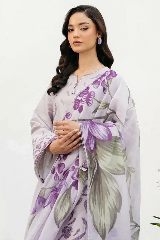 Picture of Jazmin - Summer Drop 3 - EMBROIDERED DOBBY LAWN USE-9186 - Unstitched - Available at Raja Sahib