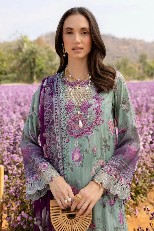 Picture of Nureh - Bloom Embroidered Lawn Collection Vol 1 - BL-02 - Unstitched - Available at Raja Sahib