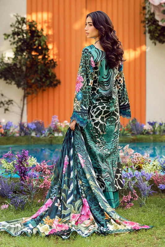 Picture of Elaf - Premium Prints Summer Collection Vol 2 - EPS-4A SABLE LUXE - Unstitched - Available at Raja Sahib