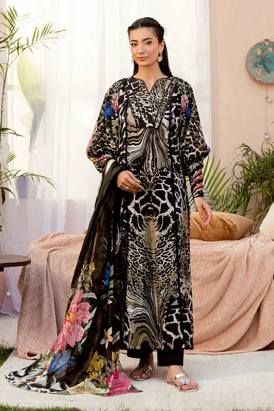 Picture of Elaf - Premium Prints Summer Collection Vol 2 - EPS-4B NOIR ESSENCE - Unstitched - Available at Raja Sahib