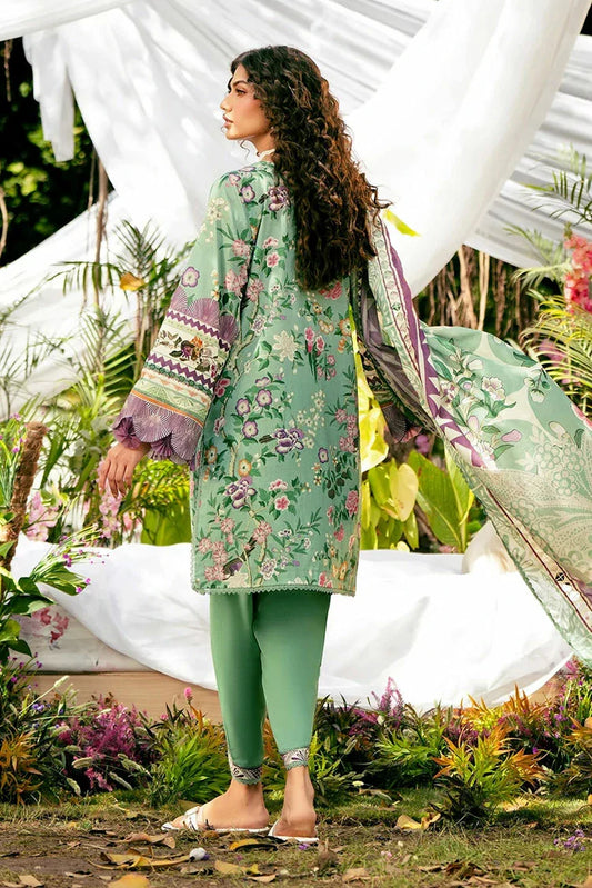 Picture of Elaf - Premium Prints Summer Collection Vol 2 - EPS-8A MINTED DREAM - Unstitched - Available at Raja Sahib