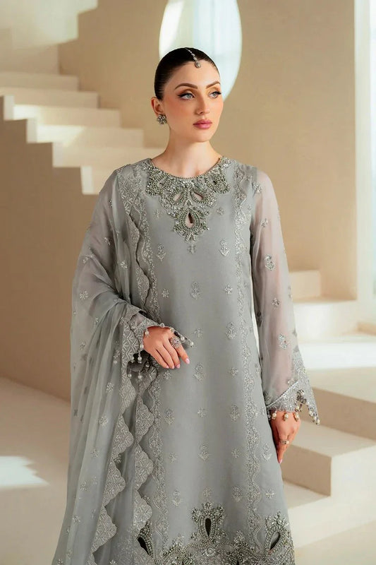 Picture of Alizeh - Aymal Luxury Festive Bamber Chiffon Collection - AF-BHM-4046-Ahvi - Unstitched - Available at Raja Sahib