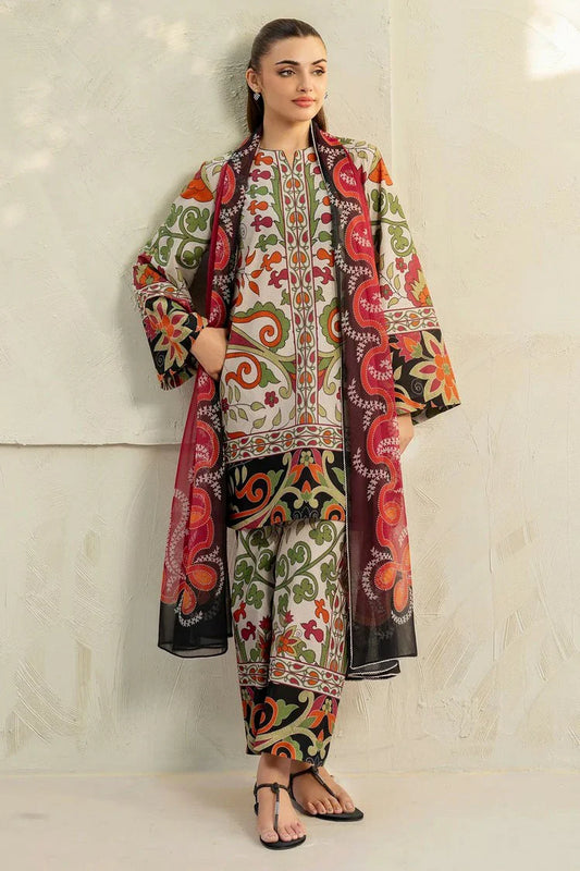 Picture of Jazmin - Summer Co Ords - DIGITAL PRINTED LAWN USE-9199 - Unstitched - Available at Raja Sahib