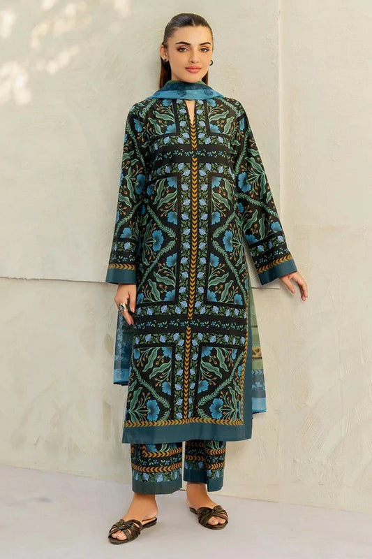 Picture of Jazmin - Summer Co Ords - DIGITAL PRINTED LAWN USE-9201 - Unstitched - Available at Raja Sahib