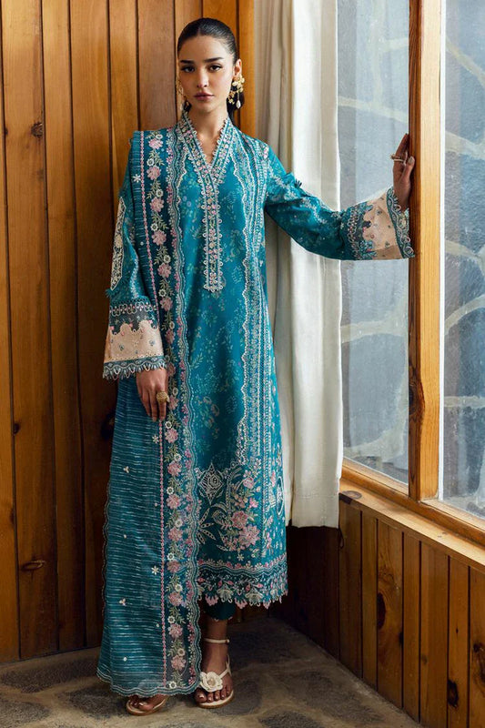 Picture of Qalamkar - Qlinekari Embroidered Summer Collection - DC-10 Fina - Unstitched - Available at Raja Sahib