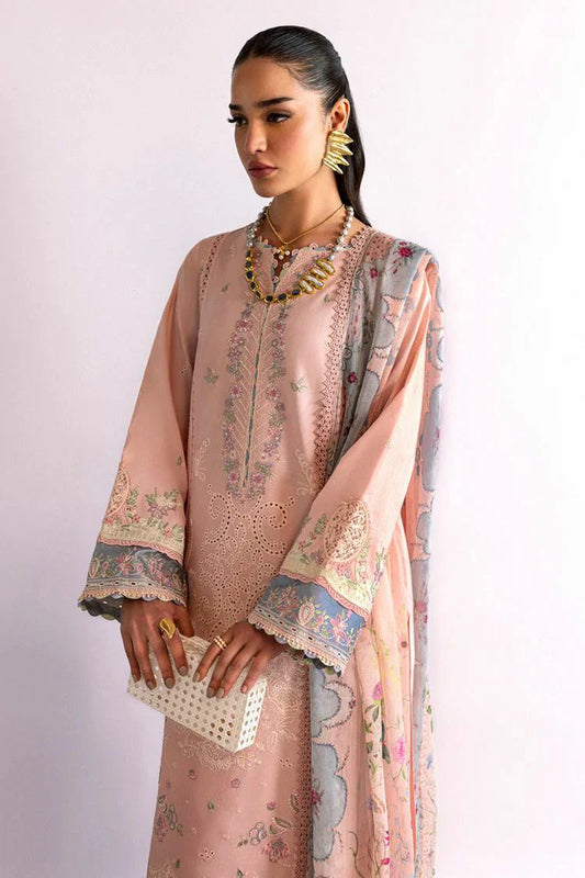 Picture of Qalamkar - Qlinekari Embroidered Summer Collection - DC-11 Hedi - Unstitched - Available at Raja Sahib