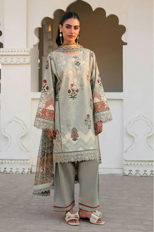 Picture of Asim Jofa - Lawn Emb Combine Book 1 - AJUBF-40 PRINTED EMBROIDERED LAWN 3 PCS - Unstitched - Available at Raja Sahib