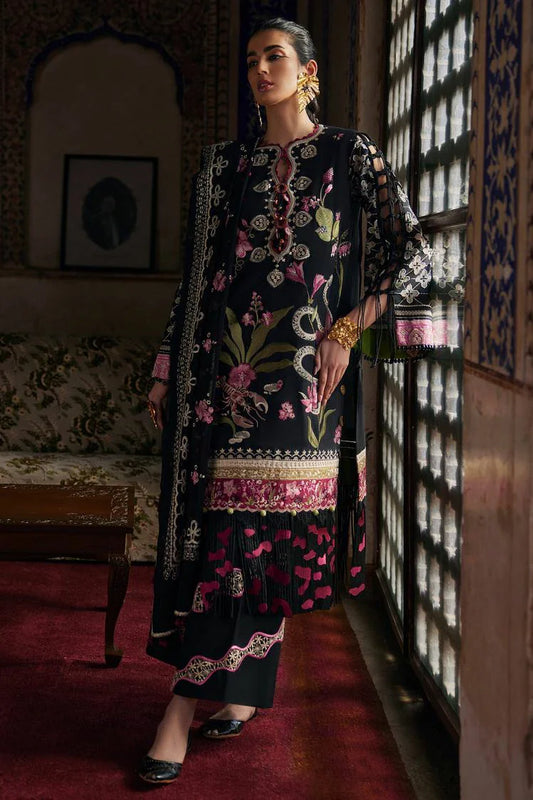 Picture of Elan - Lawn Collection - EL25-04A AZUREH A - Unstitched - Available at Raja Sahib
