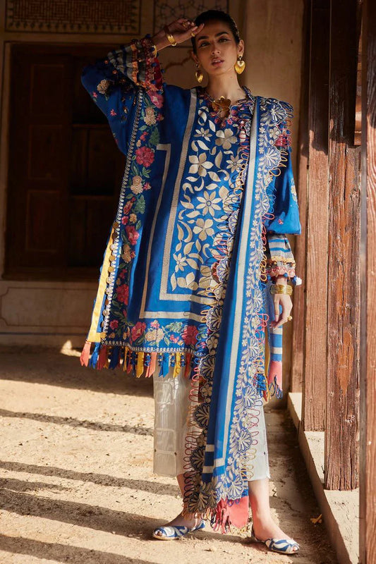 Picture of Elan - Lawn Collection - EL25-08A AURELIA A - Unstitched - Available at Raja Sahib