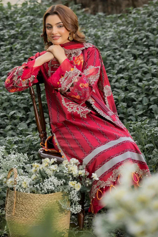 Picture of Charizma - Range Embroidered Lawn Collection Vol 1 - CRN5-02 - Unstitched - Available at Raja Sahib