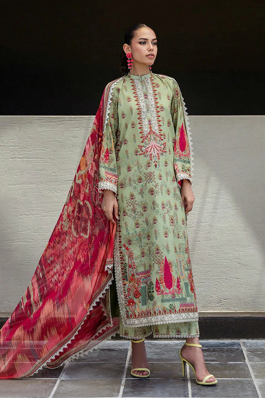 Picture of Zainab Chottani - Tahra Lawn Collection - ZAIRA-10-UNS - Unstitched - Available at Raja Sahib