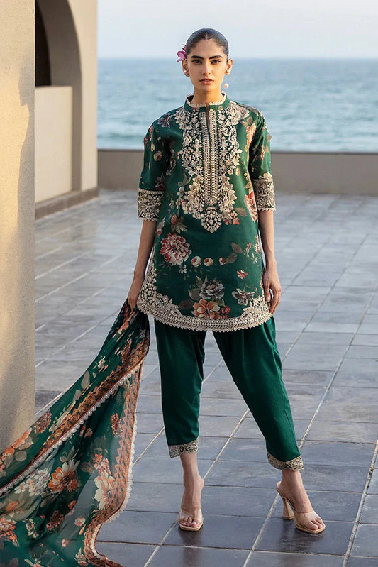 Picture of Zainab Chottani - Tahra Lawn Collection - VELINA-01-UNS - Unstitched - Available at Raja Sahib