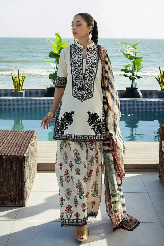 Picture of Zainab Chottani - Tahra Lawn Collection - AZUREH-05-UNS - Unstitched - Available at Raja Sahib