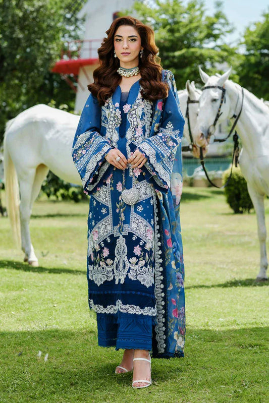 Picture of Elaf - Luxury Lawn Collection Vol 2 - ELH 2A Ziva - Unstitched - Available at Raja Sahib
