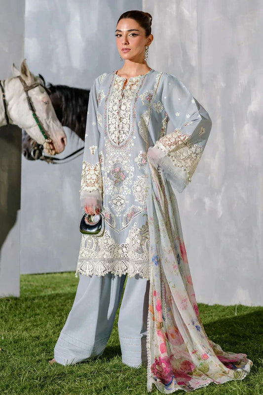 Picture of Elaf - Luxury Lawn Collection Vol 2 - ELH 7B Isabel - Unstitched - Available at Raja Sahib
