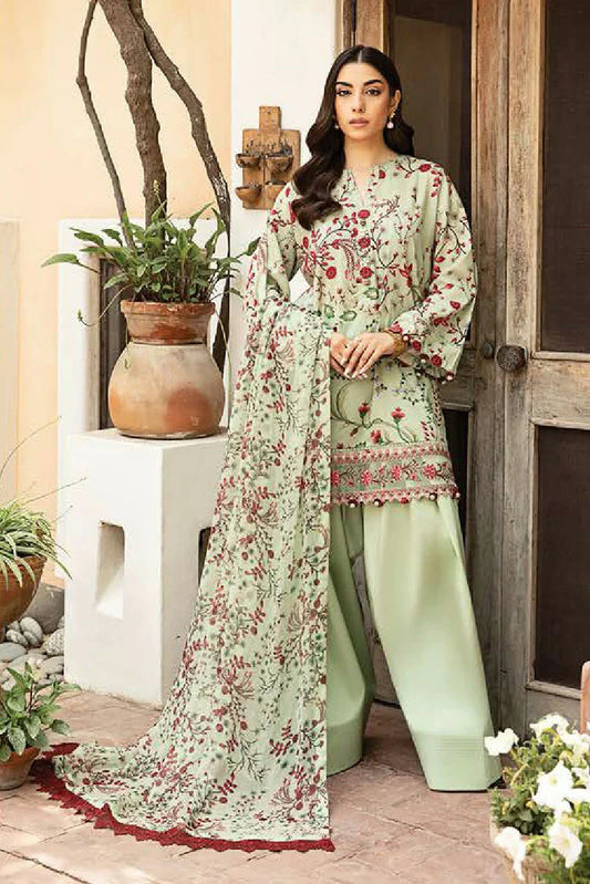 Picture of Maria B - M Basics Lawn Edition Vol 2 - MB-CUS25-912B - Unstitched - Available at Raja Sahib