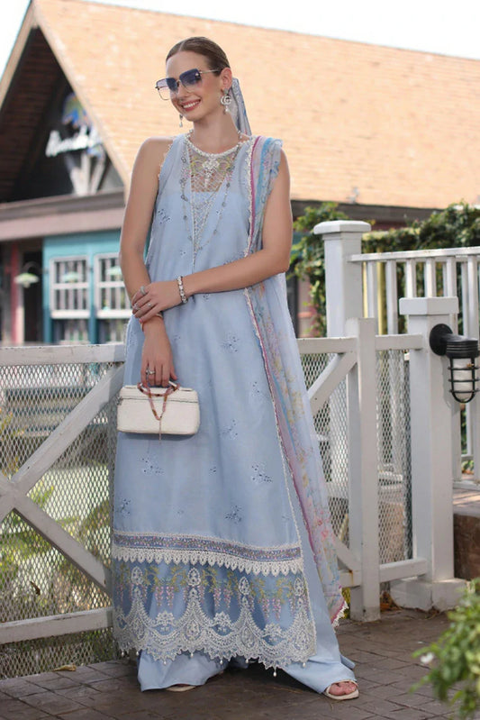 Picture of Noor by Saadia Asad - Noor Eid Luxe Chikankari Collection - Design 02 - Unstitched - Available at Raja Sahib