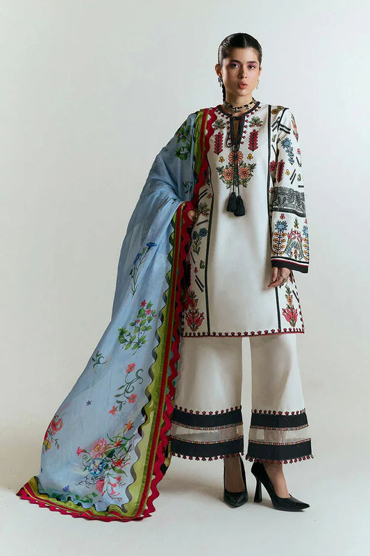 Picture of Hussain Rehar - Jugnu Spring Summer Edit 2 - 02 Tiya - Unstitched - Available at Raja Sahib