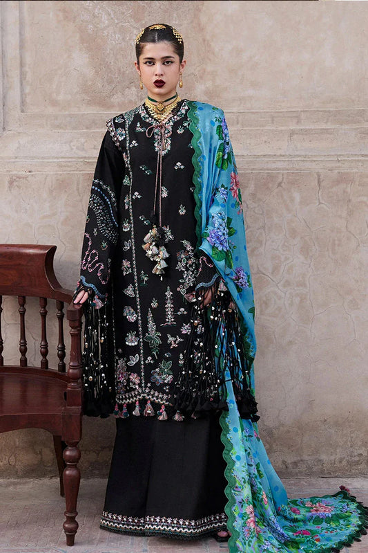 Picture of Hussain Rehar - Nirmal Embroidered Lawn Eid Collection - 04 Arzo - Unstitched - Available at Raja Sahib