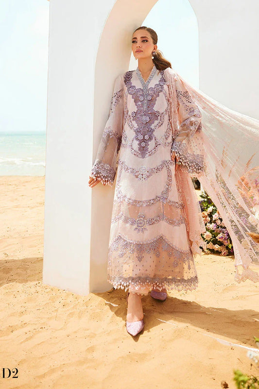 Picture of Maria B - Eid Ul Azha Luxury Lawn Collection - EL25-02 - Unstitched - Available at Raja Sahib