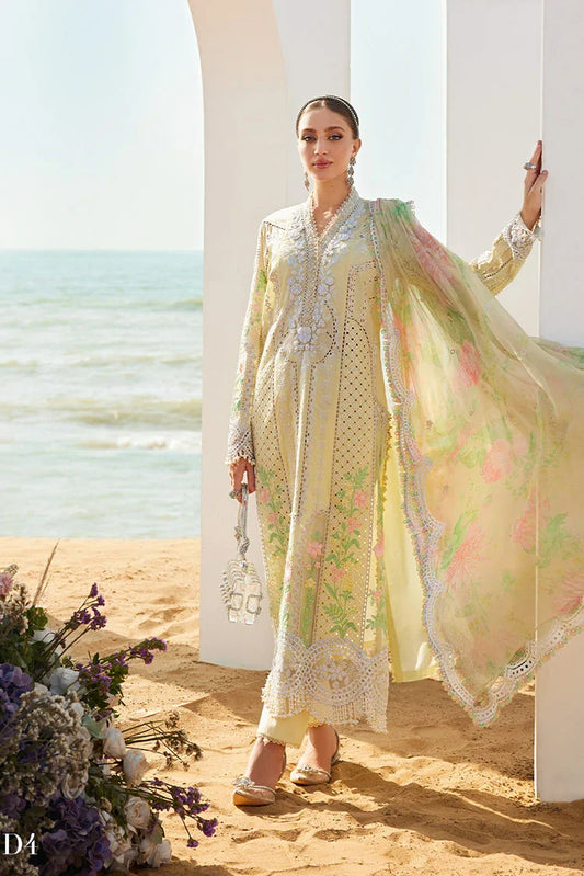 Picture of Maria B - Eid Ul Azha Luxury Lawn Collection - EL25-04 - Unstitched - Available at Raja Sahib