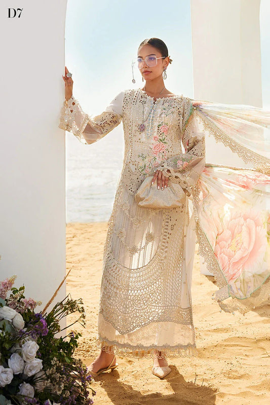 Picture of Maria B - Eid Ul Azha Luxury Lawn Collection - EL25-07 - Unstitched - Available at Raja Sahib