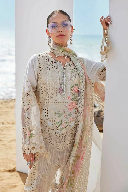 Picture of Maria B - Eid Ul Azha Luxury Lawn Collection - EL25-07 - Unstitched - Available at Raja Sahib
