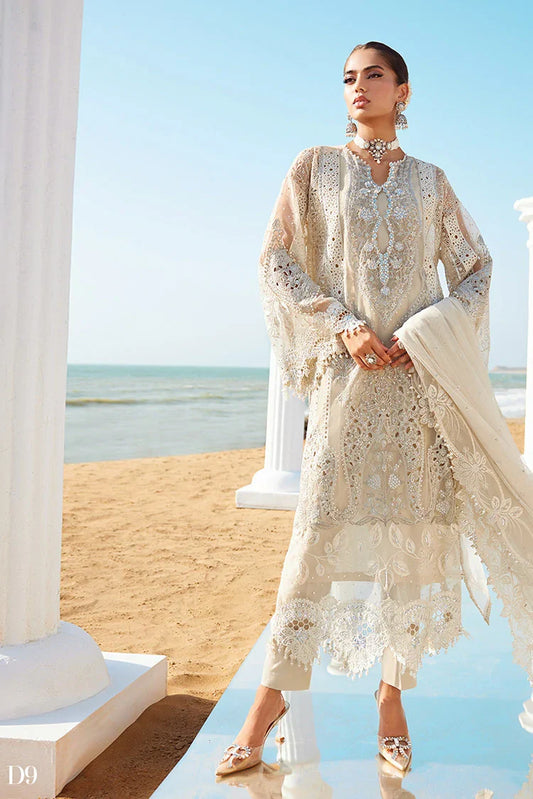 Picture of Maria B - Eid Ul Azha Luxury Lawn Collection - EL25-09 - Unstitched - Available at Raja Sahib