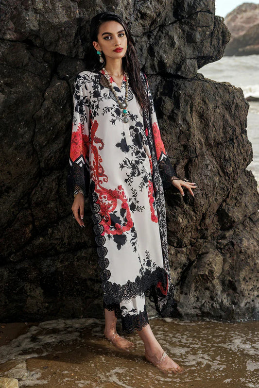 Picture of Charizma - Basant Embroidered Printed Lawn Collection Vol 1 - BAS5-08 - Unstitched - Available at Raja Sahib