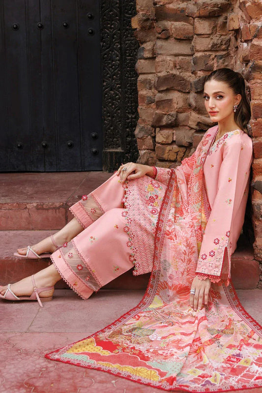 Picture of Farasha - Seraya Embroidered Lawn Collection - 05 DAISYBEL - Unstitched - Available at Raja Sahib