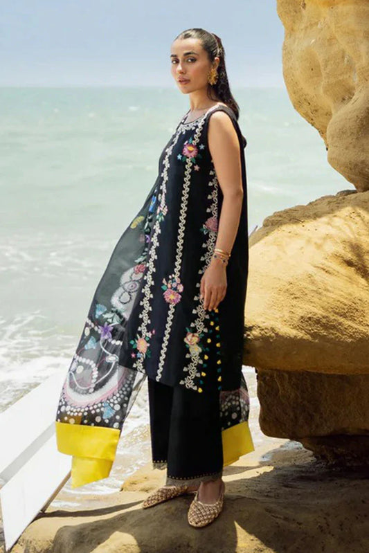 Picture of Sadaf Fawad Khan - Everyday Print Embrodiery Collection - 08 Luna - Unstitched - Available at Raja Sahib