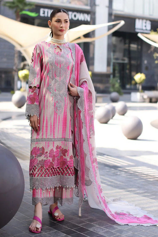 Picture of Charizma - Combination Embroidered Printed Lawn Collection Vol 3 - CC5-22 - Unstitched - Available at Raja Sahib