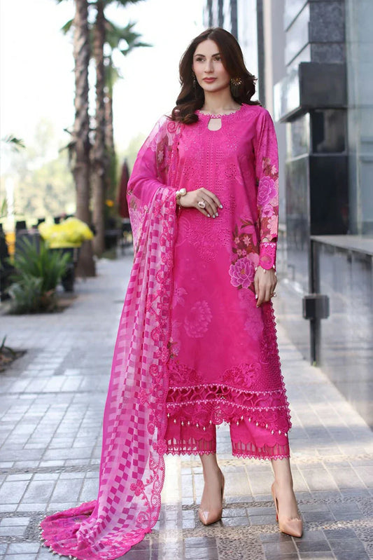 Picture of Charizma - Combination Embroidered Printed Lawn Collection Vol 3 - CC5-24 - Unstitched - Available at Raja Sahib