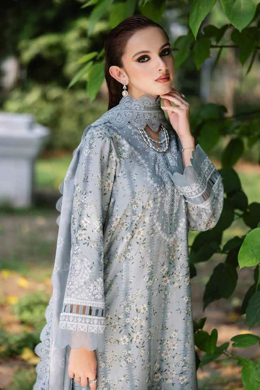Picture of Nureh - Daily Delights Printed Chikankari Lace Collection - DD-09 - Unstitched - Available at Raja Sahib