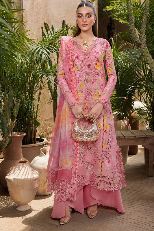 Picture of Crimson - Tasawar Luxe Lawn Collection - PETALS AND PROMISES-D2A - Unstitched - Available at Raja Sahib