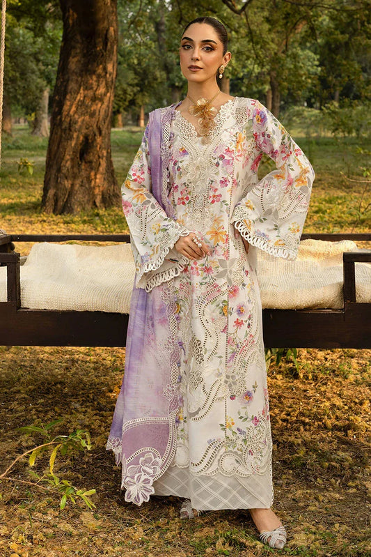 Picture of Crimson - Tasawar Luxe Lawn Collection - PETALS AND PROMISES-D2B - Unstitched - Available at Raja Sahib