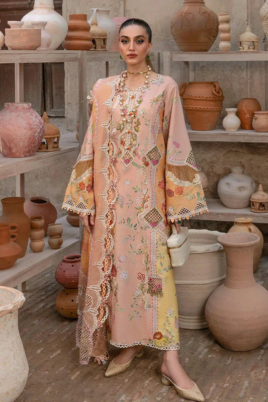 Picture of Crimson - Tasawar Luxe Lawn Collection - BONJOUR AND BLOOM-D4B - Unstitched - Available at Raja Sahib