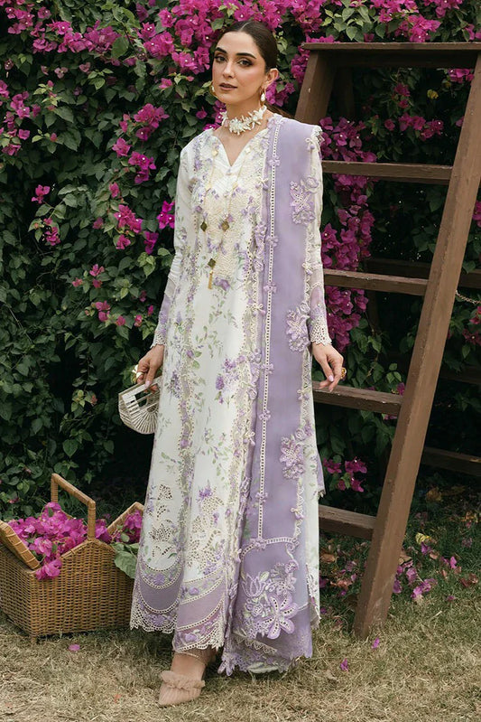Picture of Crimson - Tasawar Luxe Lawn Collection - LAVENDER FALL-D5B - Unstitched - Available at Raja Sahib