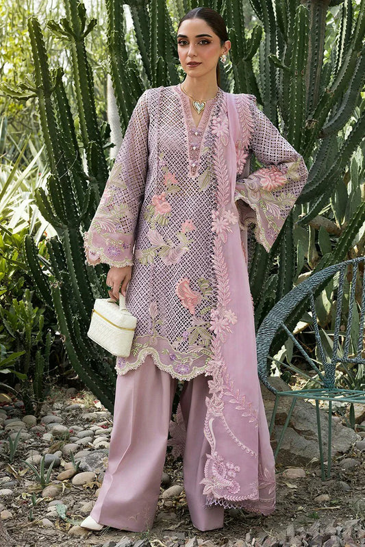 Picture of Crimson - Tasawar Luxe Lawn Collection - ONE TRUE LOVE-D6B - Unstitched - Available at Raja Sahib