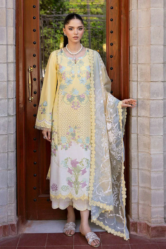 Picture of Saira Shakira - Bloom Luxury Eid Lawn Collection - LOTUS REVERIE 4A - Unstitched - Available at Raja Sahib